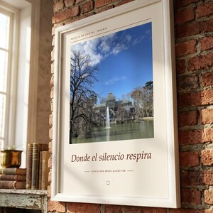 Framed Madrid Photography Print | El Retiro Park Wall Art | Madrid Spain Fine Art Poster | Nature Giclée Print imagem 4