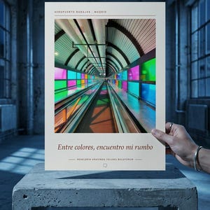 Fotografía del aeropuerto de Madrid / Lámina decorativa de la Terminal 4 de Barajas / Póster de viaje de Madrid, España / Impresión giclée de alta calidad sin marco imagen 5