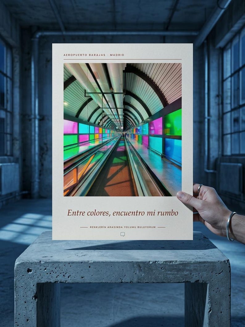 Fotografía del aeropuerto de Madrid / Lámina decorativa de la Terminal 4 de Barajas / Póster de viaje de Madrid, España / Impresión giclée de alta calidad sin marco imagen 5