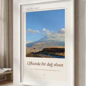 Photographie du Mont Hasan | Paysage de Turquie | Affiche de voyage Aksaray | Impression giclée d'art sans cadre image 5