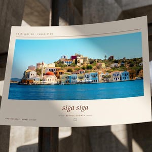 Kastellorizo Greece Photography Print | Colorful Greek Island Wall Art | Mediterranean Coastal Poster | Unframed Fine Art Giclée Print Bild 3