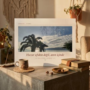 Framed Cengelköy Bosphorus Photography Print | Istanbul Wall Art | Turkey Fine Art Poster | Landscape Giclée Print image 6