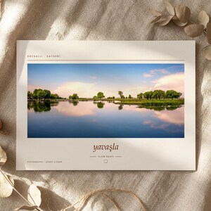 Framed Kayseri Landscape Photography Print | Soysallı Nature Park Wall Art | Turkey Lake Poster | Fine Art Giclée Print imagen 6