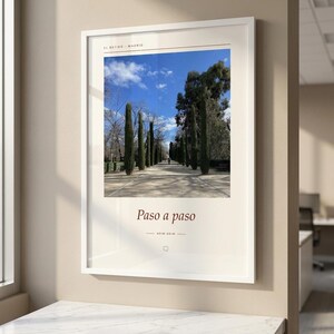 Fotografía del Parque del Retiro / Arte mural en Madrid, España / Póster de viaje del Retiro / Impresión Giclée de alta calidad sin marco imagen 7