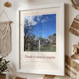 Framed Madrid Photography Print | El Retiro Park Wall Art | Madrid Spain Fine Art Poster | Nature Giclée Print imagem 5