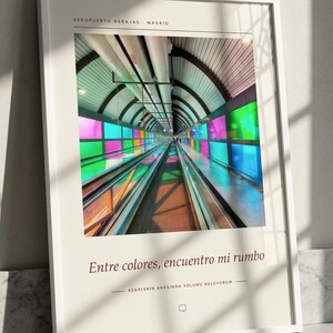 Fotografía del aeropuerto de Madrid / Lámina decorativa de la Terminal 4 de Barajas / Póster de viaje de Madrid, España / Impresión giclée de alta calidad sin marco imagen 4