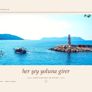 Framed Kaş Lighthouse Photography Print | Antalya Turkey Coastal Wall Art | Mediterranean Sea Poster | Fine Art Giclée Print afbeelding 2