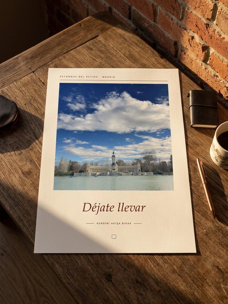 El Retiro Park Photography Print | Madrid Spain Wall Art | El Retiro Travel Poster | Unframed Fine Art Giclée Print image 8