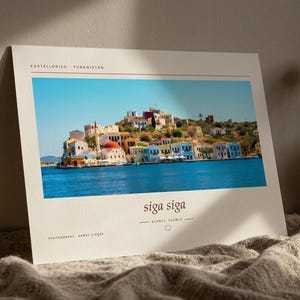 Kastellorizo Greece Photography Print | Colorful Greek Island Wall Art | Mediterranean Coastal Poster | Unframed Fine Art Giclée Print Bild 5
