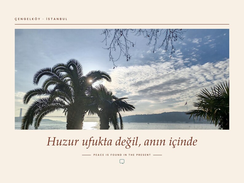 Cengelköy Bosphorus Photography Print | Istanbul Wall Art | Turkey Travel Poster | Unframed Fine Art Giclée Print image 2