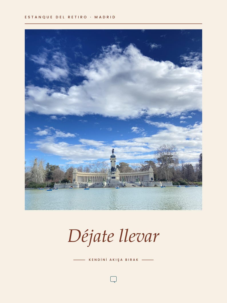 El Retiro Park Photography Print | Madrid Spain Wall Art | El Retiro Travel Poster | Unframed Fine Art Giclée Print image 1
