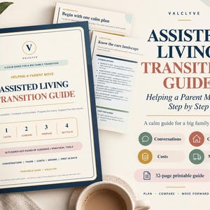 Assisted Living Transition Guide | Aging Parent Care Planner (Printable PDF)