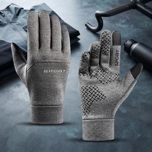 Winterhandschuhe für Damen und Herren, winddichte Touchscreen-Handschuhe, rutschfeste und kältebeständige Fahrradhandschuhe, warme Handschuhe zum Laufen, Wandern und Skifahren