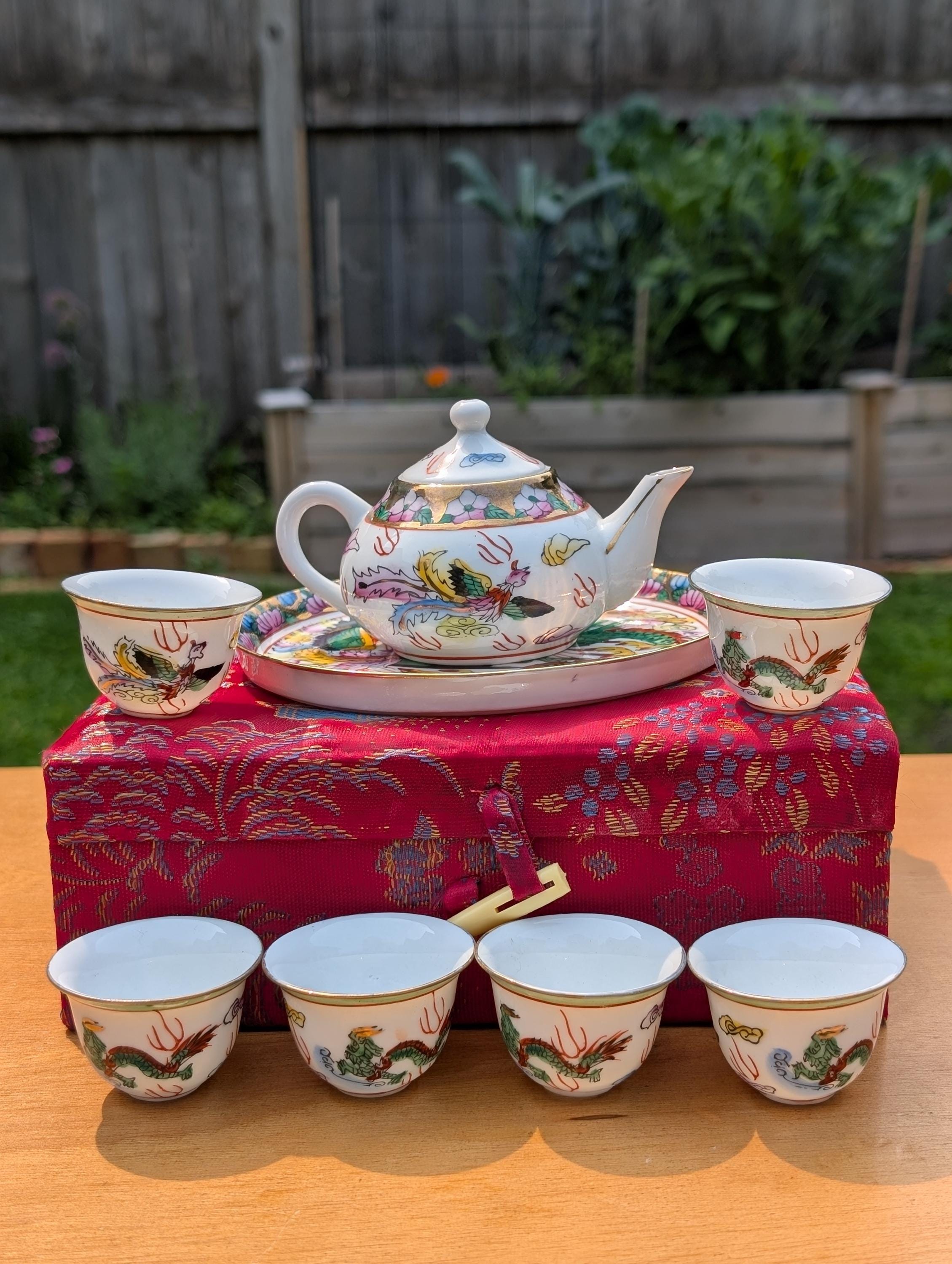 Chinese Vintage Tea Set - Etsy
