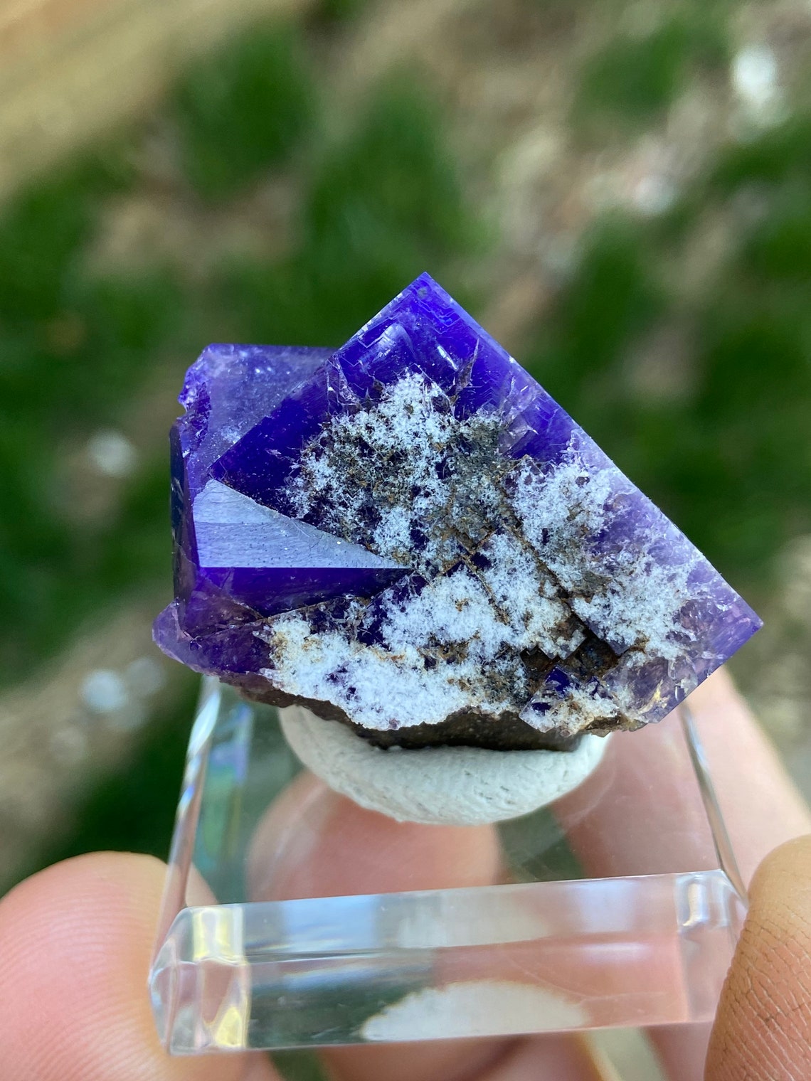 Purple Haze Pocket Fluorite from Weardale England RARE Etsy