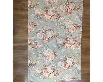 Handmade  Vintage Ralph Lauren Standard Pillowcase Charlotte Sage Green Floral