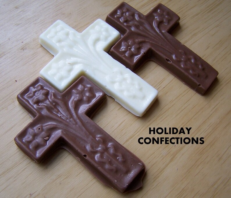 Chocolate Crosses Religious Candy Religious Chocolate Etsy