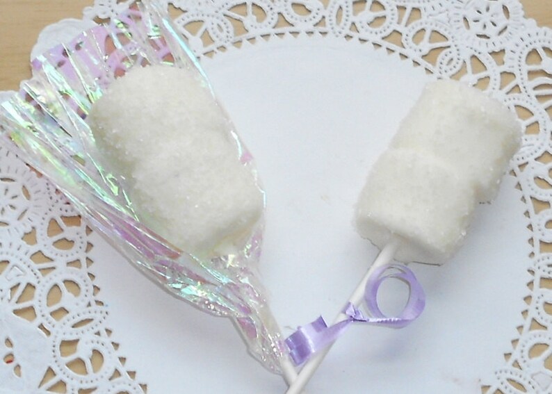 Chocolate Covered Marshmallows on a Stick Wedding Favors Etsy