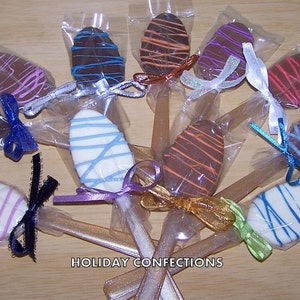 Chocolate Coffee Dunker Spoons - Flavored Spoons - Coffee Spoons - Chocolate Spoons