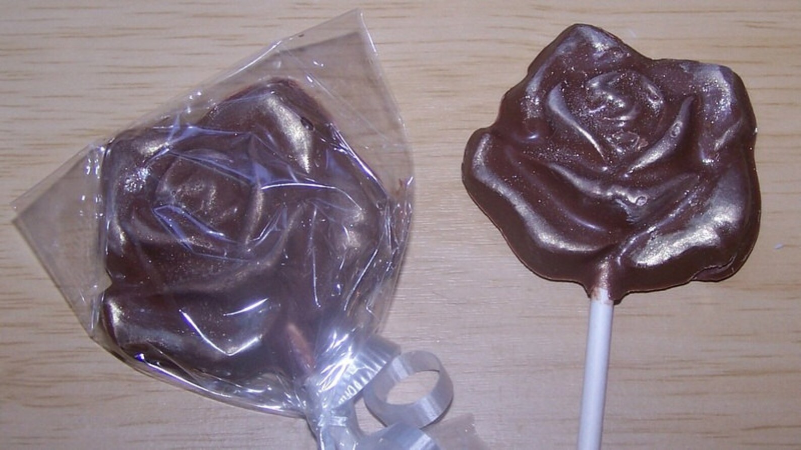 Chocolate Rose Lollipops Chocolate Suckers Girls Easter Etsy