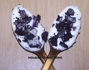 Oreo cookie Dunker Spoons - Flavored Spoons - Coffee or hot chocolate Spoons - Chocolate Spoons