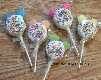 Double Stuff Sandwich Cookie- chocolate covered Sandwich Cookie- party favors - birthday favors