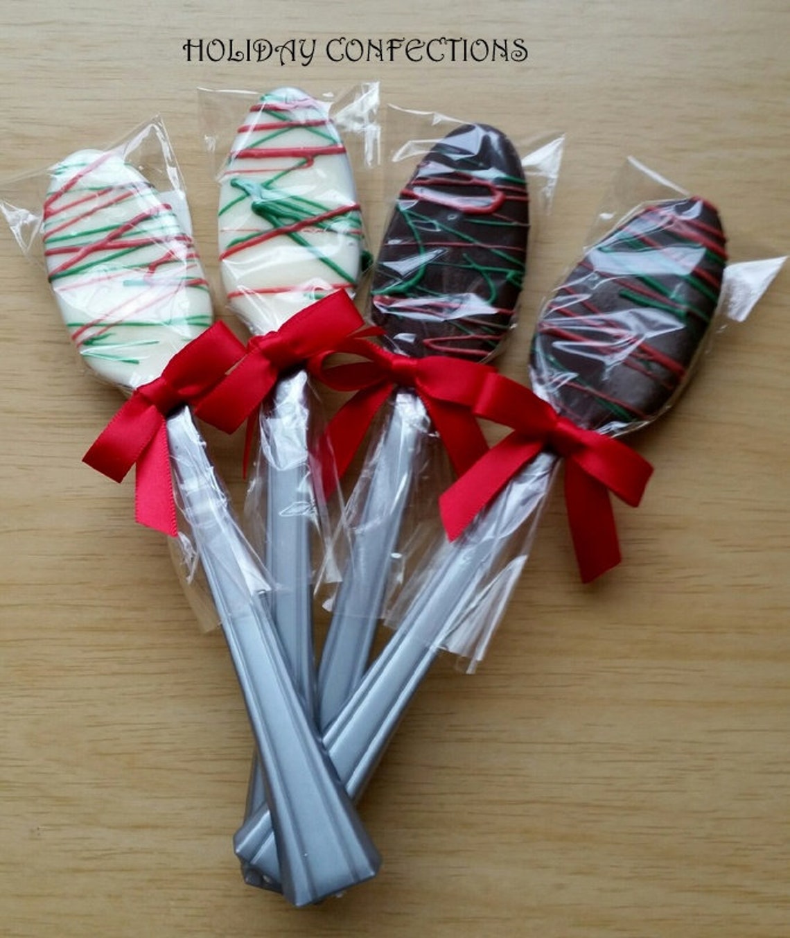 Chocolate Coffee Dunker Spoons Flavored Spoons Coffee Etsy