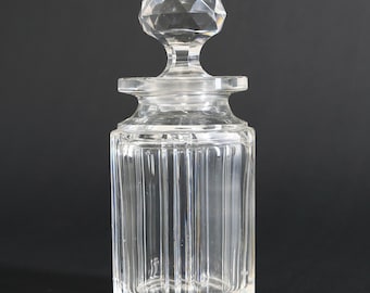 Antique 19th Century French Baccarat Crystal Perfume bottle Whiskey bottle