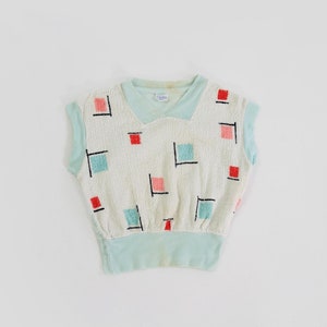 Vintage 1950s Carter&#39;s Kids Atomic terry cloth shirt