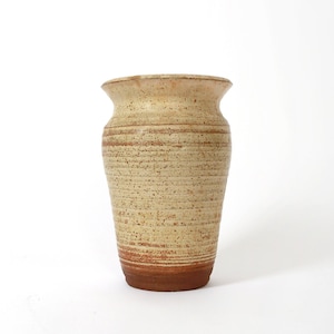 Vintage hand thrown stoneware vase