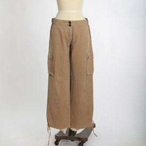 Vintage 90s Armani Jeans striped cargo pants