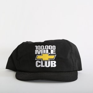 Casquette Chevrolet | casquette snapback Chevrolet des années 1980 | Club des 100 000 milles Chevrolet