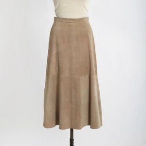 Brown suede store skirt 9mm