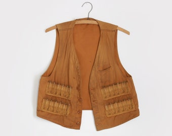 Vintage World Famous Fishing Vest Sanforized Deluxe 6303 Mens