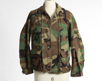 Vintage Camo Jacket US Army Camouflage Jacket