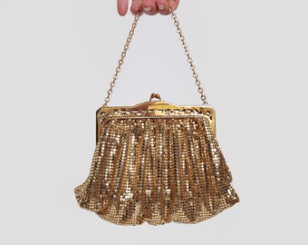 50s Whiting & Davis Gold mesh purse