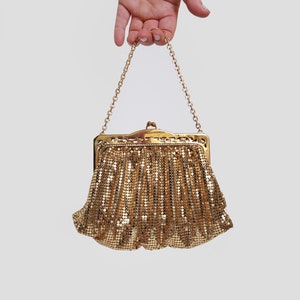 50s Whiting & Davis Gold mesh purse