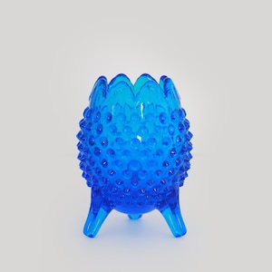 Vintage Fenton Glas blau Color Color Glas Ei