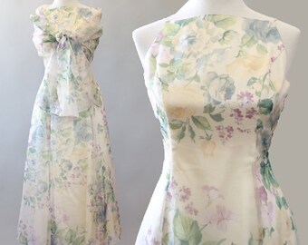Floral wedding dress | Etsy