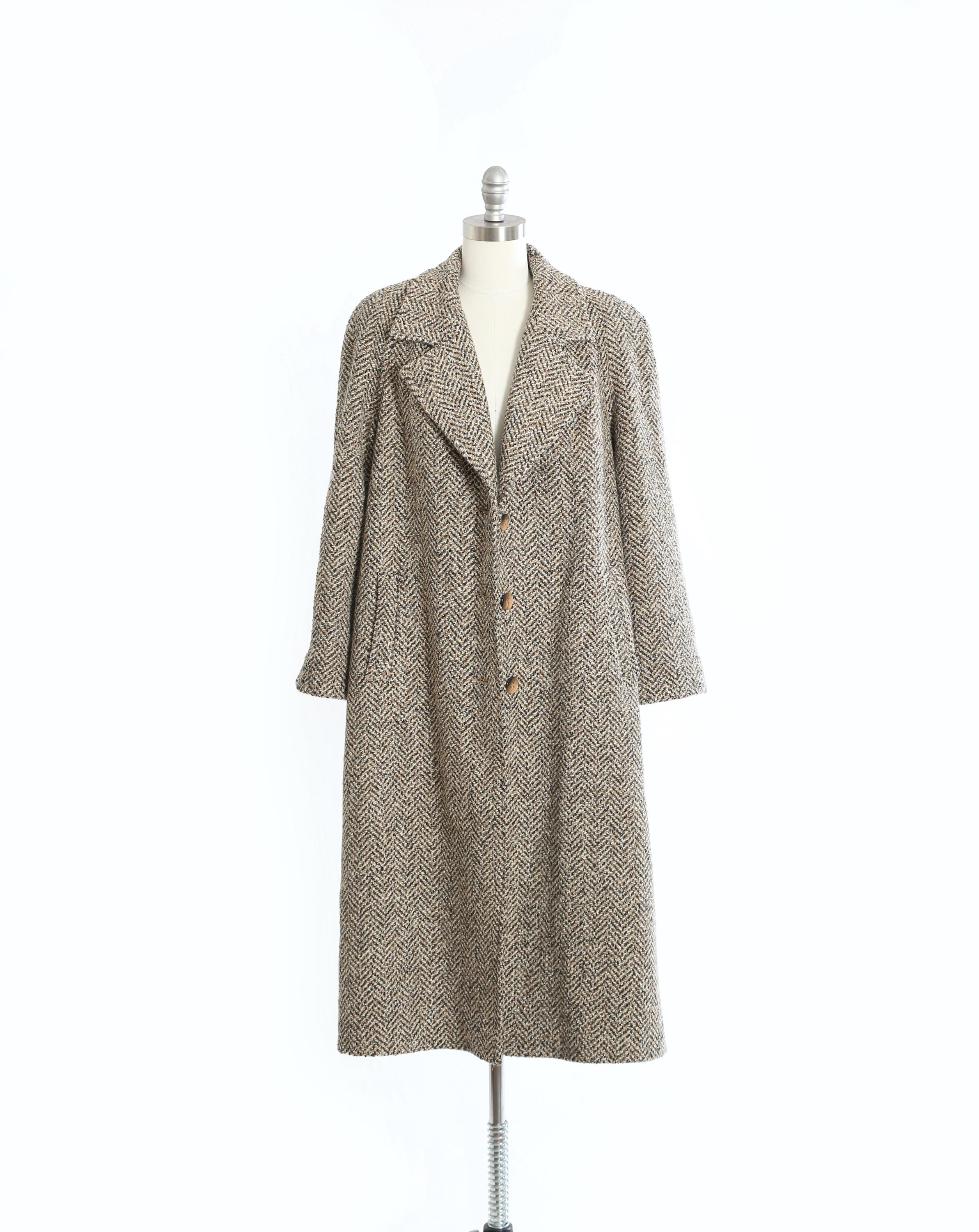 ジャケット・アウター 90s vintage deadstock goffa x wool coat 90s vintage deadstock goffa x wool coat 90s Navy Wool Coat S