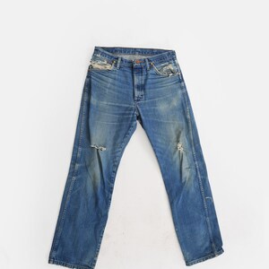 Jaren 90 Wrangler-denimjeans 33 x 30 1/2 afbeelding 5