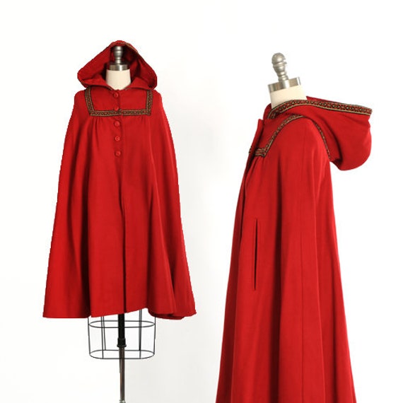 60s top cape coat
