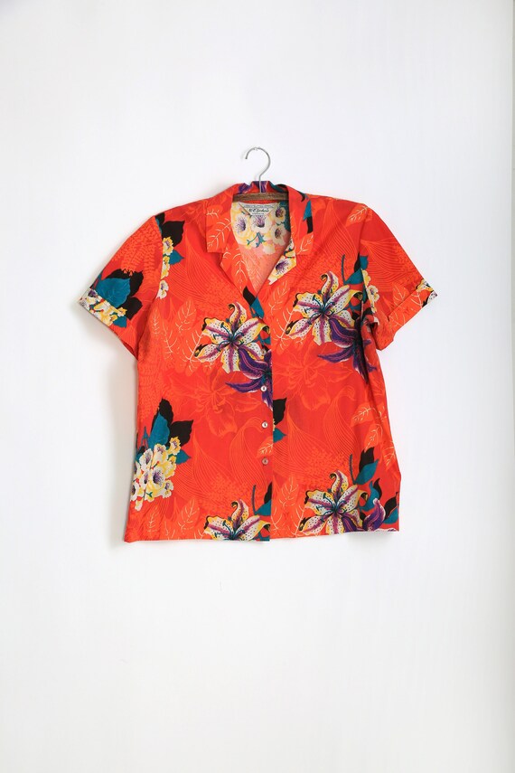 Southwick Tartan Vintage Leaves Hawaiian Shirt main image 0