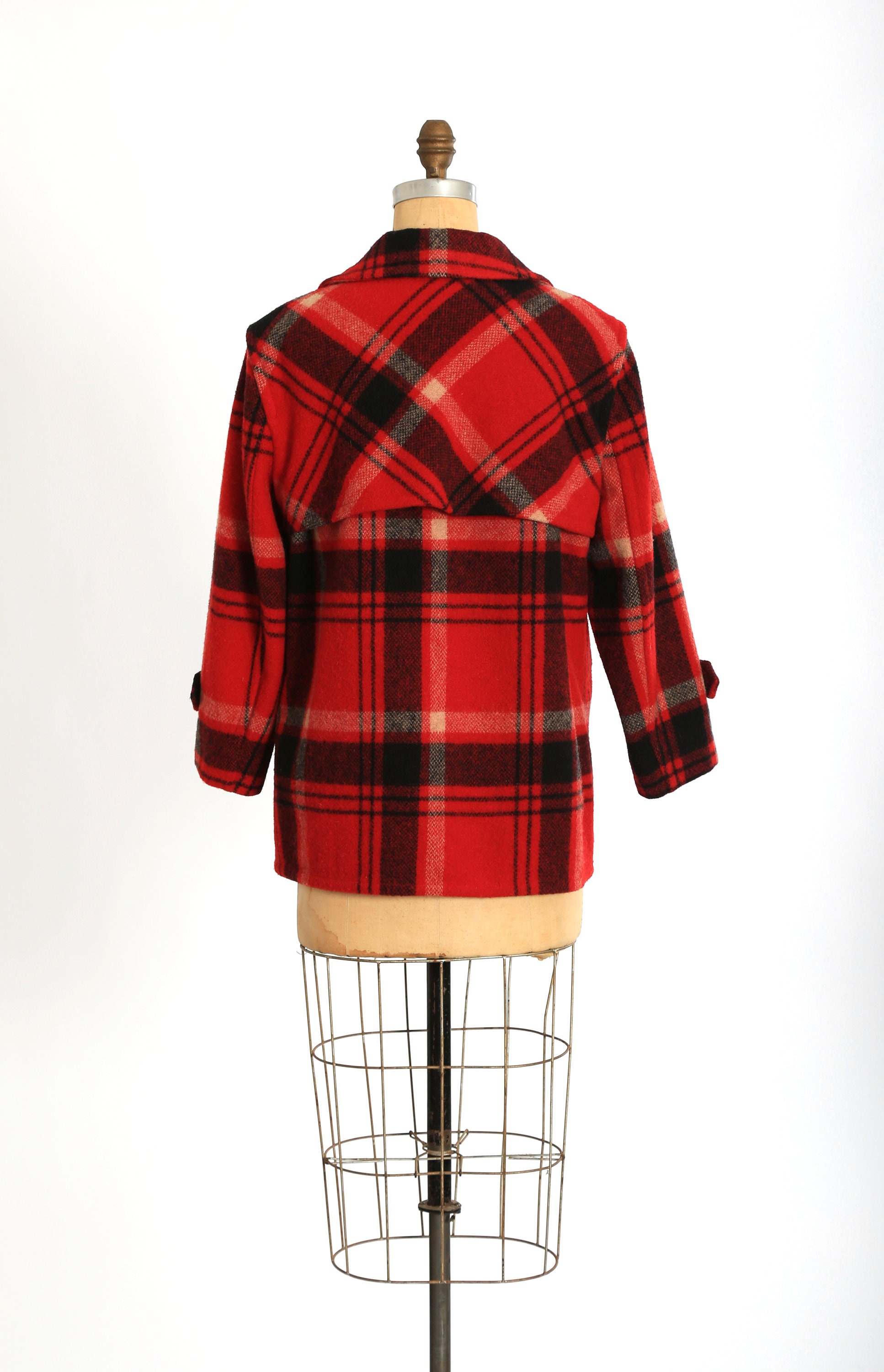 Vintage Lauren Ralph Lauren Women's Hooded Wool Coat Jacket