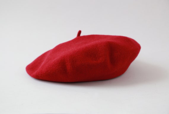 Oxblood red Beret hat | Vintage 70s Basque DeLuxe