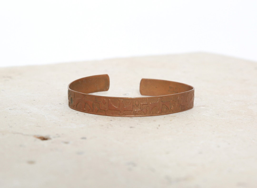 Vintage Solid Copper Cuff Bracelet | eBay