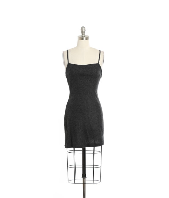 Vintage 90s gray fuzzy knit mini dress Vintage 90s gray fuzzy knit mini dress