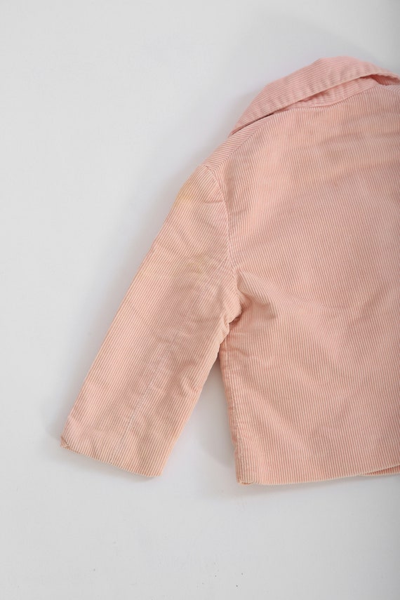 Vintage 50s Kids pink corduroy coat - image 4
