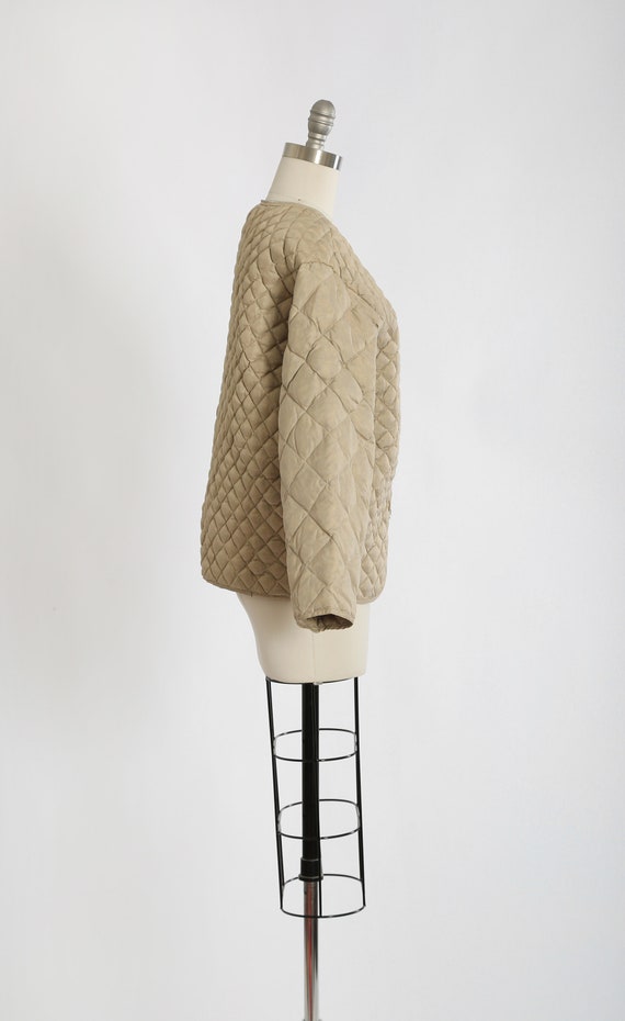 Quilted down filled liner jacket View 4