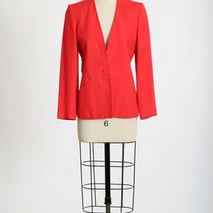 Vintage Austin Hill Hot Pink woven Blazer image 4